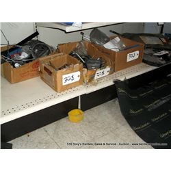 SHELF: BOLTS, TRAILER HANDLES, BELTS 6X MONEY