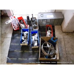 SHELF: MISCELLANEOUS HARDWARE-BOLT BIN, SPRINGS, BRACKETS 8X MONEY