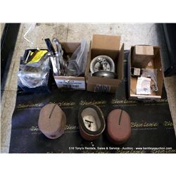 EQUIPMENT HARDWARE-PULLIES, BRACKETS, COVERS 5X MONEY