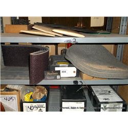 EQUIPMENT HARDWARE-SANDING BELTS, BOLTS, FELT PADS 4X MONEY