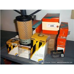 ASSORTED FILTERS-FUEL, OIL, AIR
