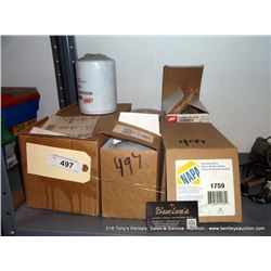 ASSORTED FILTERS-OIL, FUEL