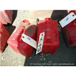 LOT: (2) 1-GALLON GAS TANK