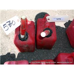 LOT: (2) 1-GALLON GAS TANK