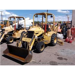 TERRAMITE T-7 FRONT END LOADER & BACK HOE, 2980 HOURS SERIAL # 237X0236, 1 KEY