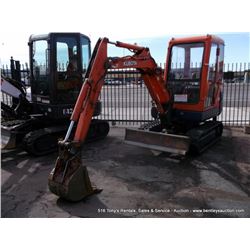 KUBOTA KX61-2 EXCAVATOR, 2916 HOURS SERIAL # 20069, 1 KEY