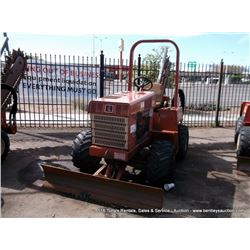 DITCH WITCH TWO-POST 3700 TRENCHER H313, 760 HOURS SERIAL # 8X0541, 1 KEY