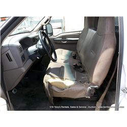 2002 FORD F-350 SD FLATBED TRUCK ~ 120,558 MILES VIN: 1FDWF36F92EB45786, XL 2WD DRW, CHASSIS AND CAB