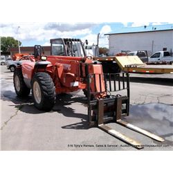 MANITOU-MVT13401 TELESCOPIC FORKLIFT S/N: 154422, 1,800 HOURS, 1 KEY
