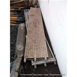(2) ALUMINUM PLANKS 2X MONEY