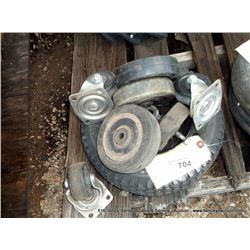 LOT: CASTERS & TIRE
