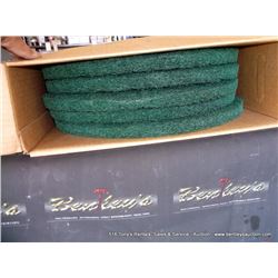 BOX: VA 16" THICK LINE GREEN SCRUBBER PADS