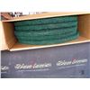 Image 1 : BOX: VA 16" THICK LINE GREEN SCRUBBER PADS