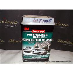 CAN 3M BONDO FIBERGLASS RESIN W/ HARDENER