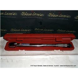 3PS 1/2" DR MICROMETER ADJUSTABLE TORQUE WRENCH