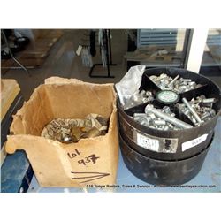 BUCKET STACKER W/ CONTENTS/BOX: BRACKETS 2X MONEY