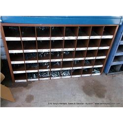 BALL BIN CABINET W/ CONTENTS