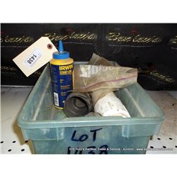 BIN: MISCELLANEOUS-CHALK LINE, STRAIGHT LINE CHALK, DIES