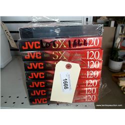 LOT: JVC VHS CASSETTES