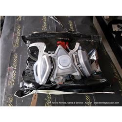 DUAL CARTRIDGE RESPIRATOR MASK