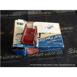 PITTSBURGH 2 PIECE HEAVY DUTY 3/4" PIPE CLAMP SET