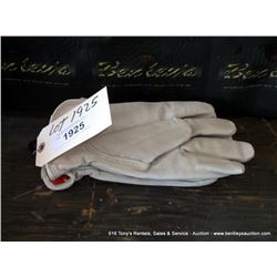 DURANGO LINED PIGSKIN GLOVES-LARGE