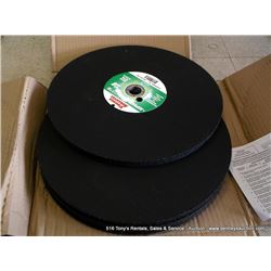 LOT: VIRGINIA ABRASIVE HIGH SPEED ABRASIVE BLADES
