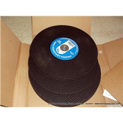 LOT: VIRGINIA ABRASIVE HIGH SPEED ABRASIVE BLADES