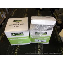 CORDOVA NUISANCE DUST MASKS 2X MONEY