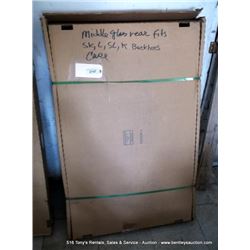 MIDDLE GLASS REAR-FITS CASE 580 SK, L, SL, K BACKHOES