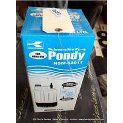 KOSHIN PONDY SUBMERSIBLE PUMP NSM-62011