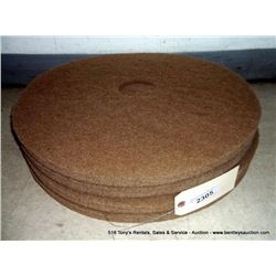 LOT: (4) BROWN PADS