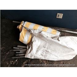 10'  X 10'  CANVAS PUT TOGETHER TENT IN BACK SHOP