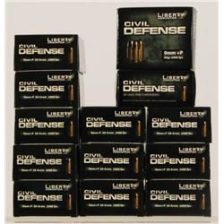 Civil Defense 9MM Ammo 13 Boxes