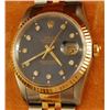 Image 2 : Mens 2 Tone SS & 18kt Gold Diamond Dial Rolex