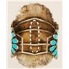 Image 3 : Navajo Sterling Silver & Turquoise Indian Bracelet