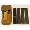 Image 1 : 4 UZI Magazines in Military Pouch 9mm