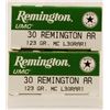 Image 1 : Remington .30 Rem AR & Hornady .30 Carbine Ammo