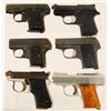 Image 5 : Collection of 6 Vintage .25 Caliber Pistols
