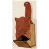 Image 2 : Folk Art Cat Hanging Match Holder