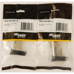 Sig Sauer .380 7 Round Magazines