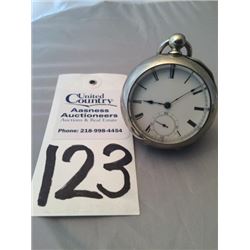 Waltham AWC Broadway Keywind Pocket Watch