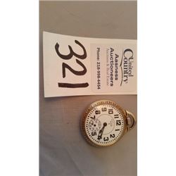 Elgin 21 jewel w/14 Karat Gold Plated Case