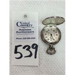 Milan Tractor Engraved Pocket Watch