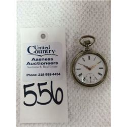 Cortebert Silver Case Pocket Watch