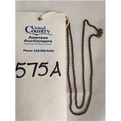 Light Gold Watch Fob Chain