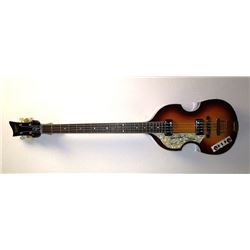 Paul McCartney Signed Left Handed Hofner Beatle Bass Guitar (Caiazzo LOA & PSA LOA)
