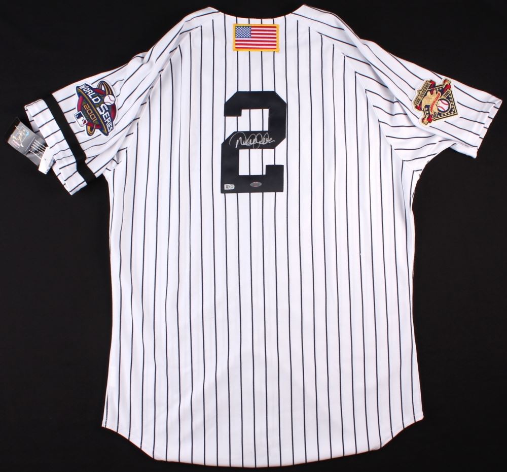derek jeter 2001 world series jersey
