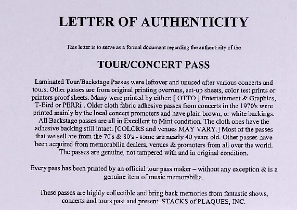 Elton John 14x18 Custom Matted Display With Authentic Made In England 1995 Tour Back Stage Pass S Elton John 14x18 Custom Matted Display With Authentic Made In England 1995 Tour Back Stage Pass S