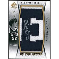 Bill Laimbeer 2012-13 SP Authentic By The Letter Signatures #BL Jersey